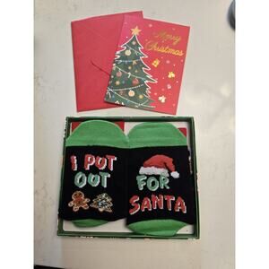 12167 HAPPYPOP Stocking Gift "I put Out For Santa" Christmas Gift New W/ Card